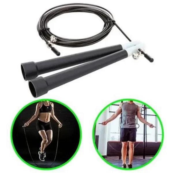 Corda De Pular Ajustavel Profissional Crossfit Speed Rope - Imagem 4