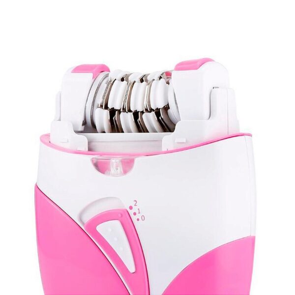 Depilador Elétrico Sem Fio USB Remove Na Raiz Portátil Rosa - Imagem 6