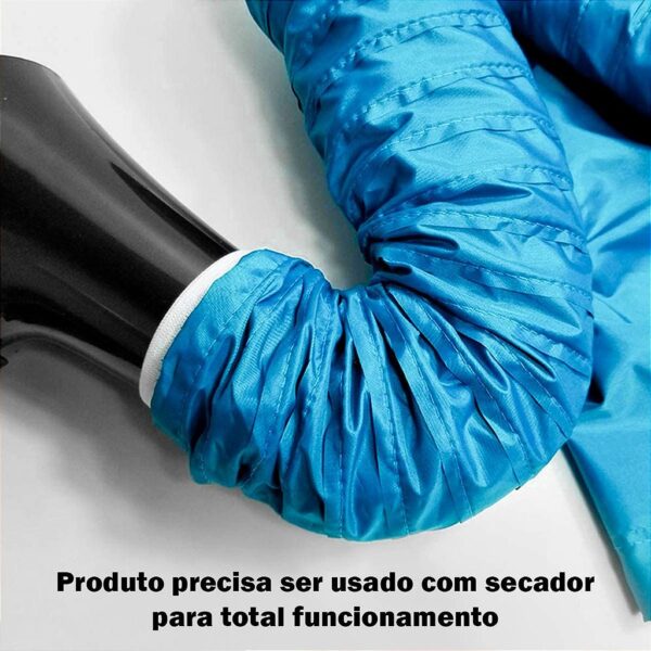 Capa De Secagem Rápida Petshop Saco Para Secador Tamanho L - Imagem 3