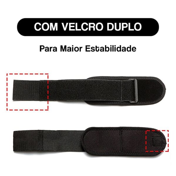 Munhequeira Para Tendinite Ortese Ajustável Pulso Neoprene Unissex - Imagem 7
